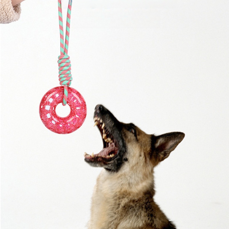 treat dispensing chew ring dog toy, tpr, interactive feeding ring treat dispensing chew ring dog toy, tpr, interactive feeding ring