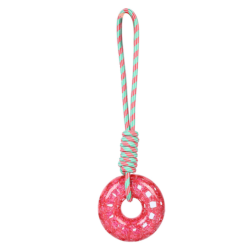 treat dispensing chew ring dog toy, tpr, interactive feeding ring treat dispensing chew ring dog toy, tpr, interactive feeding ring