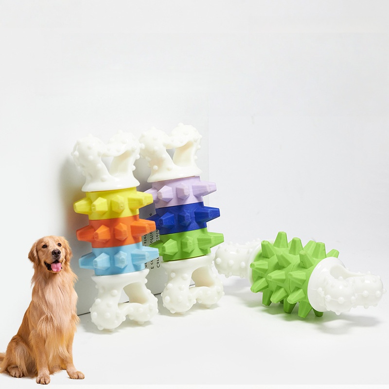 nylon & tpr rattle bone dog toy, chew & play interactive toy nylon & tpr rattle bone dog toy, chew & play interactive toy